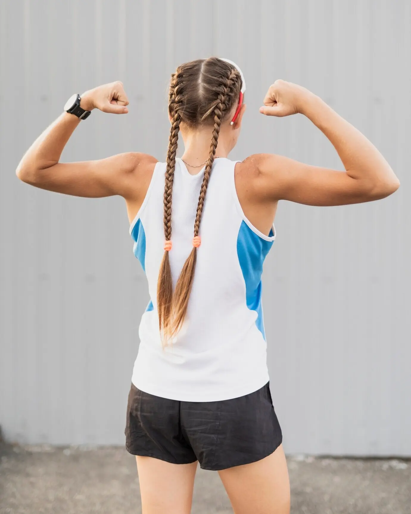 Muscle results of a young athlete